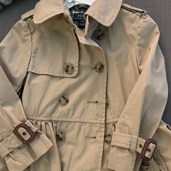 Ralph Lauren KIDS | Trench Coat | size 2T | RL Lauren Tan - Picture 2 of 4